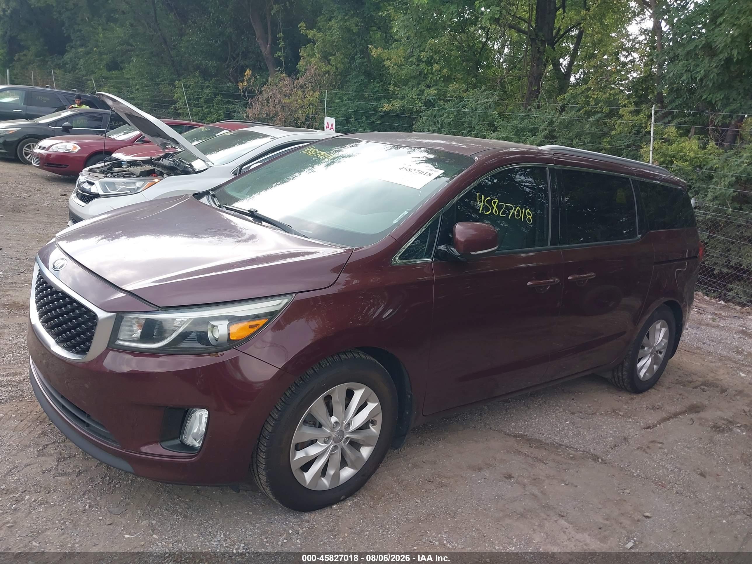2016 KIA SEDONA EX