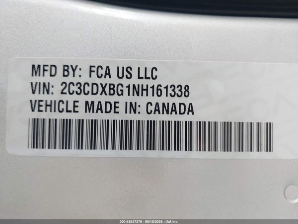 2022 DODGE CHARGER SXT RWD