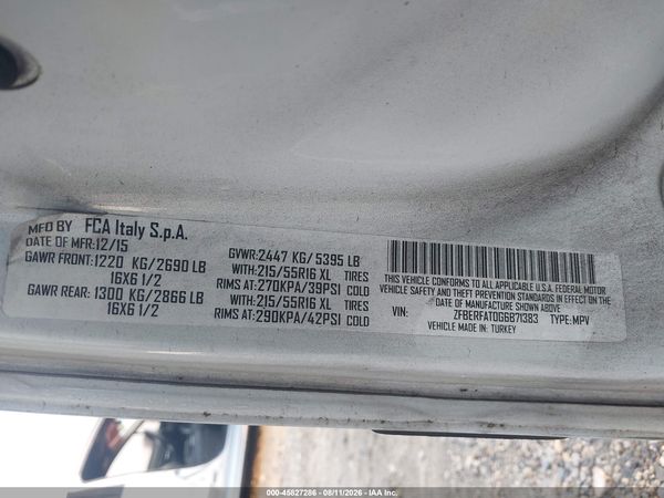 2016 RAM PROMASTER CITY TRADESMAN