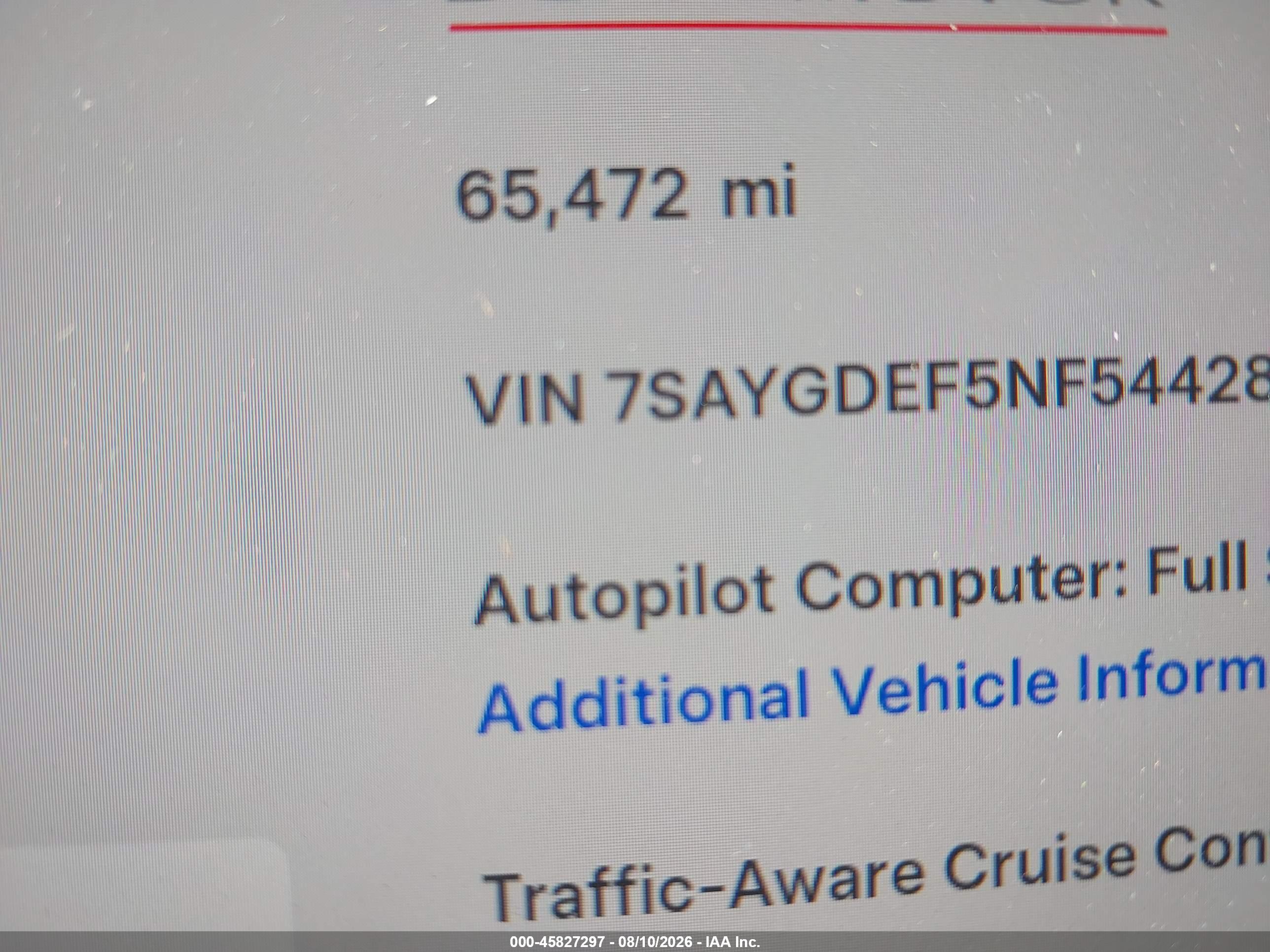 2022 TESLA MODEL Y
