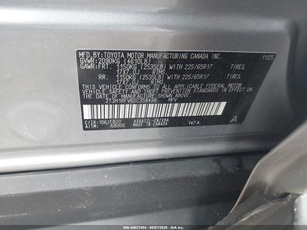 2025 TOYOTA RAV4 LE