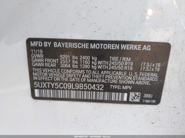 2020 BMW X3 XDRIVE30I