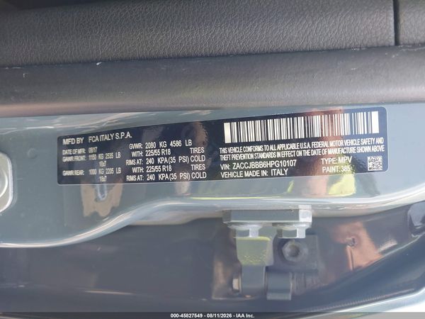2017 JEEP RENEGADE LATITUDE