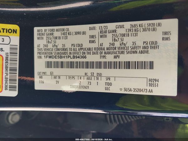 2023 FORD BRONCO OUTER BANKS — I9