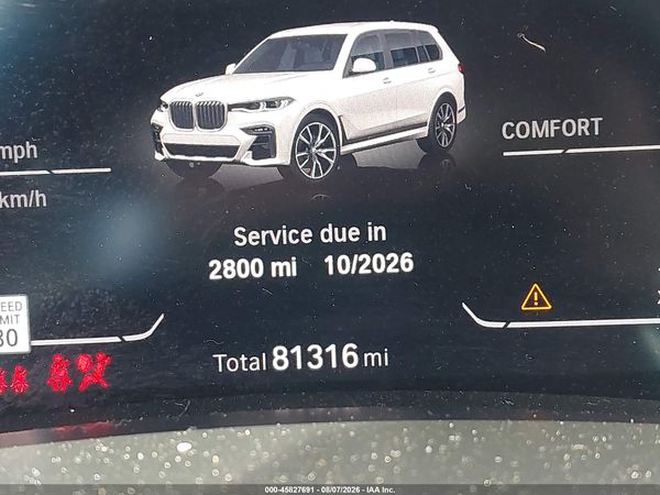 2020 BMW X7 XDRIVE40I