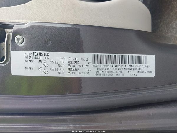 2017 DODGE GRAND CARAVAN SE