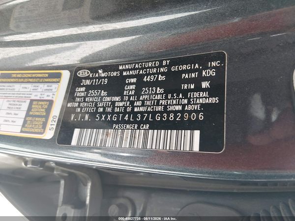 2020 KIA OPTIMA LX