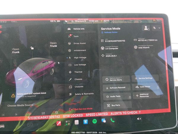 2019 TESLA MODEL 3