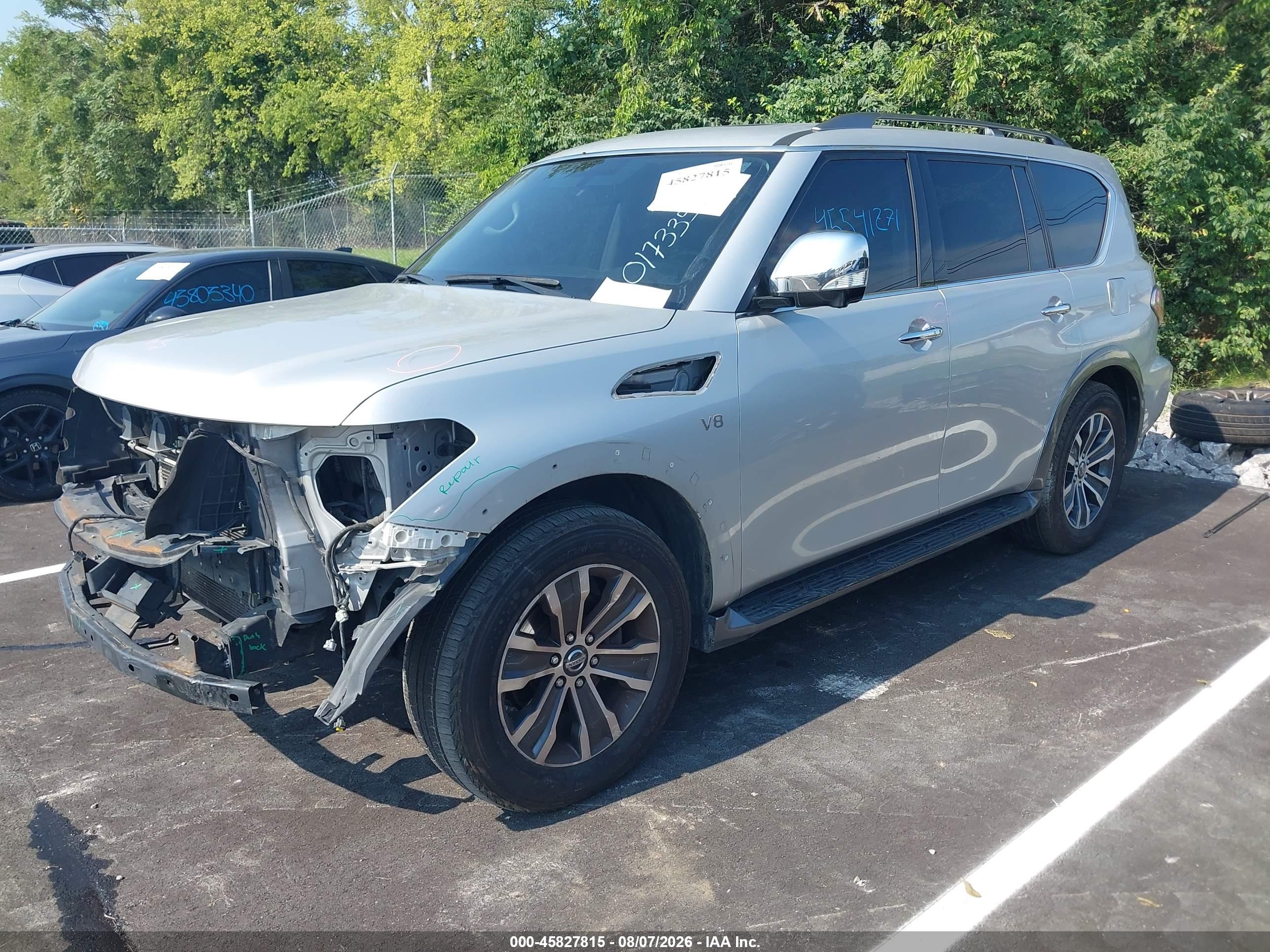 2020 NISSAN ARMADA SL 2WD — I2