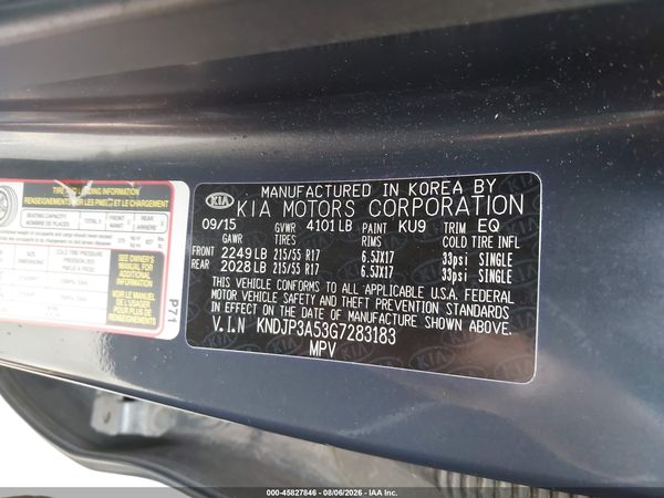 2016 KIA SOUL +