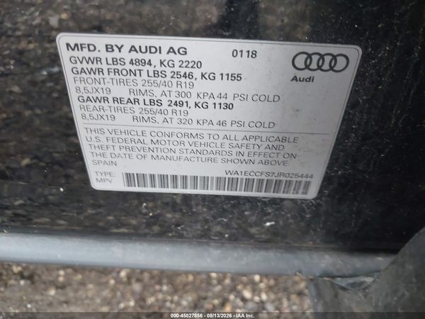 2018 AUDI Q3