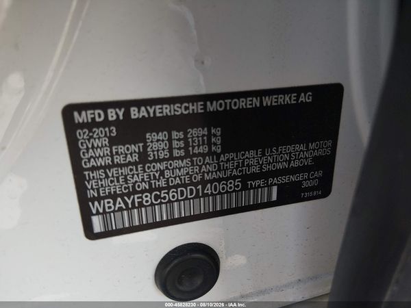 2013 BMW 750LI XDRIVE