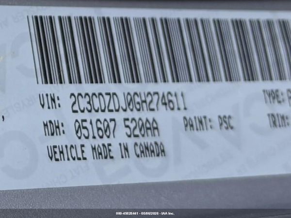 2016 DODGE CHALLENGER SRT 392