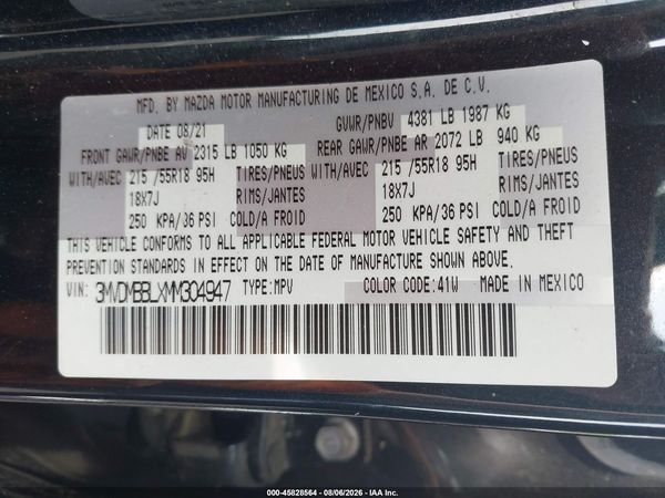 2021 MAZDA CX-30 SELECT