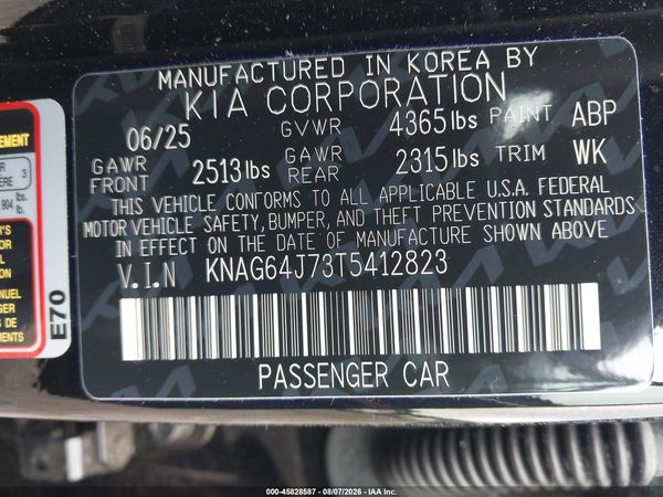 2026 KIA K5 GT-LINE FWD