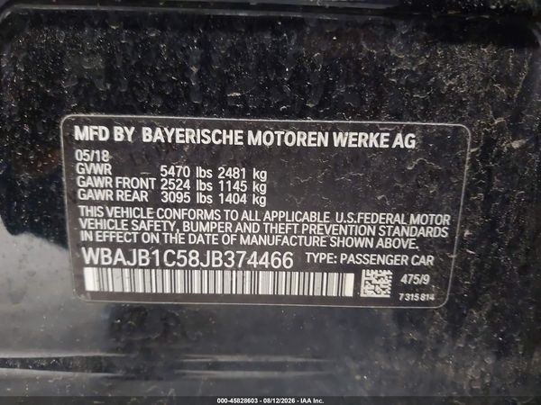 2018 BMW 530E XDRIVE IPERFORMANCE