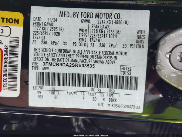 2025 FORD BRONCO SPORT BADLANDS