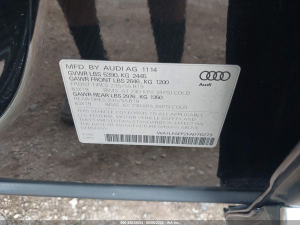 2015 AUDI Q5 2.0T PREMIUM
