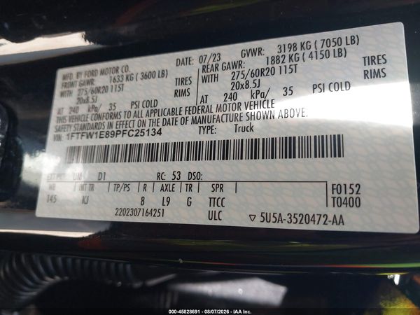 2023 FORD F-150 KING RANCH