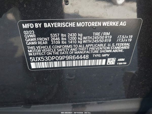 2023 BMW X3 XDRIVE30I