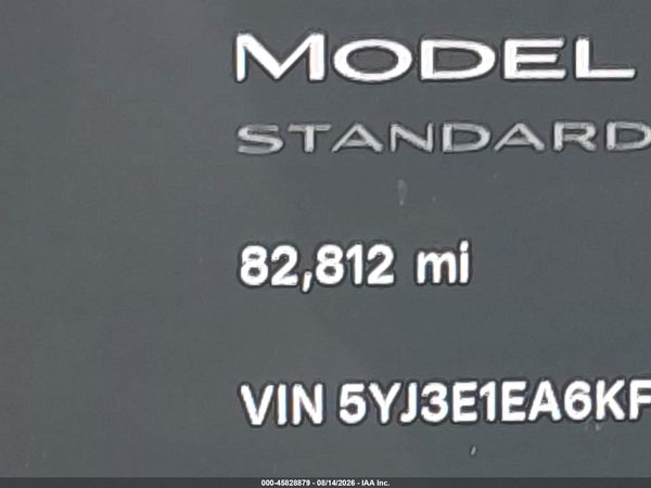 2019 TESLA MODEL 3