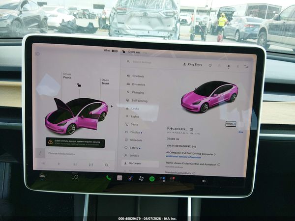 2019 TESLA MODEL 3