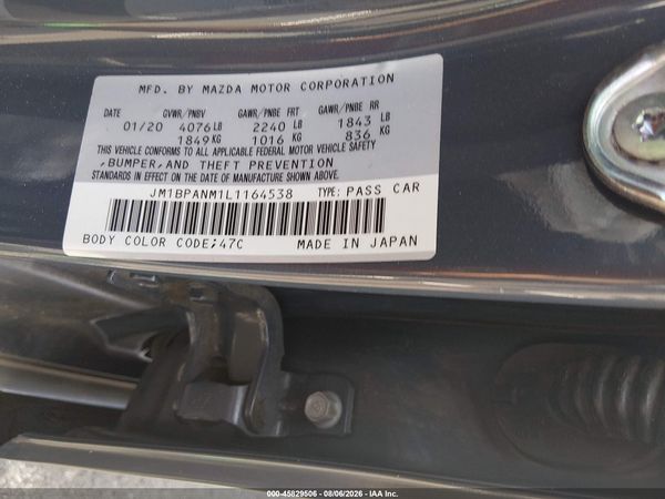 2020 MAZDA MAZDA3 PREMIUM PACKAGE