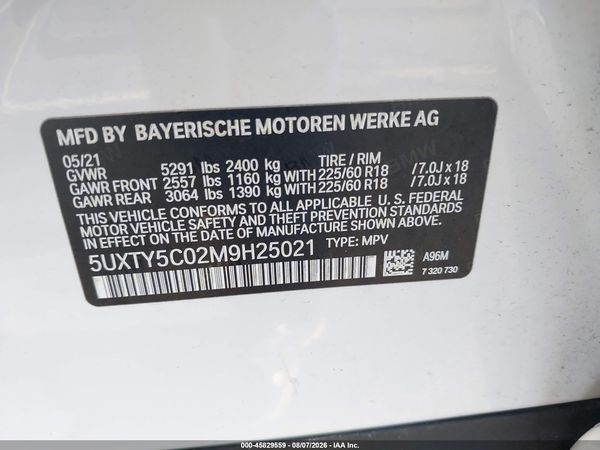 2021 BMW X3 XDRIVE30I