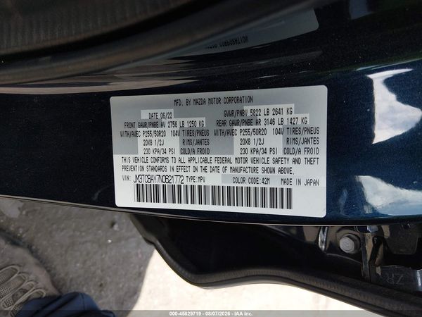 2022 MAZDA CX-9 TOURING PLUS