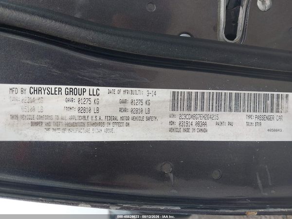 2014 DODGE CHARGER SE