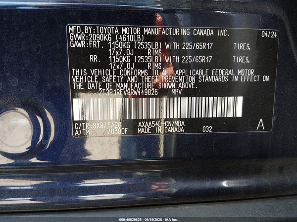 2024 TOYOTA RAV4 XLE