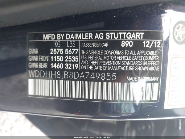 2013 MERCEDES-BENZ E 350 4MATIC