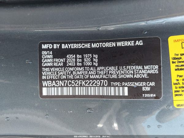 2015 BMW 428I