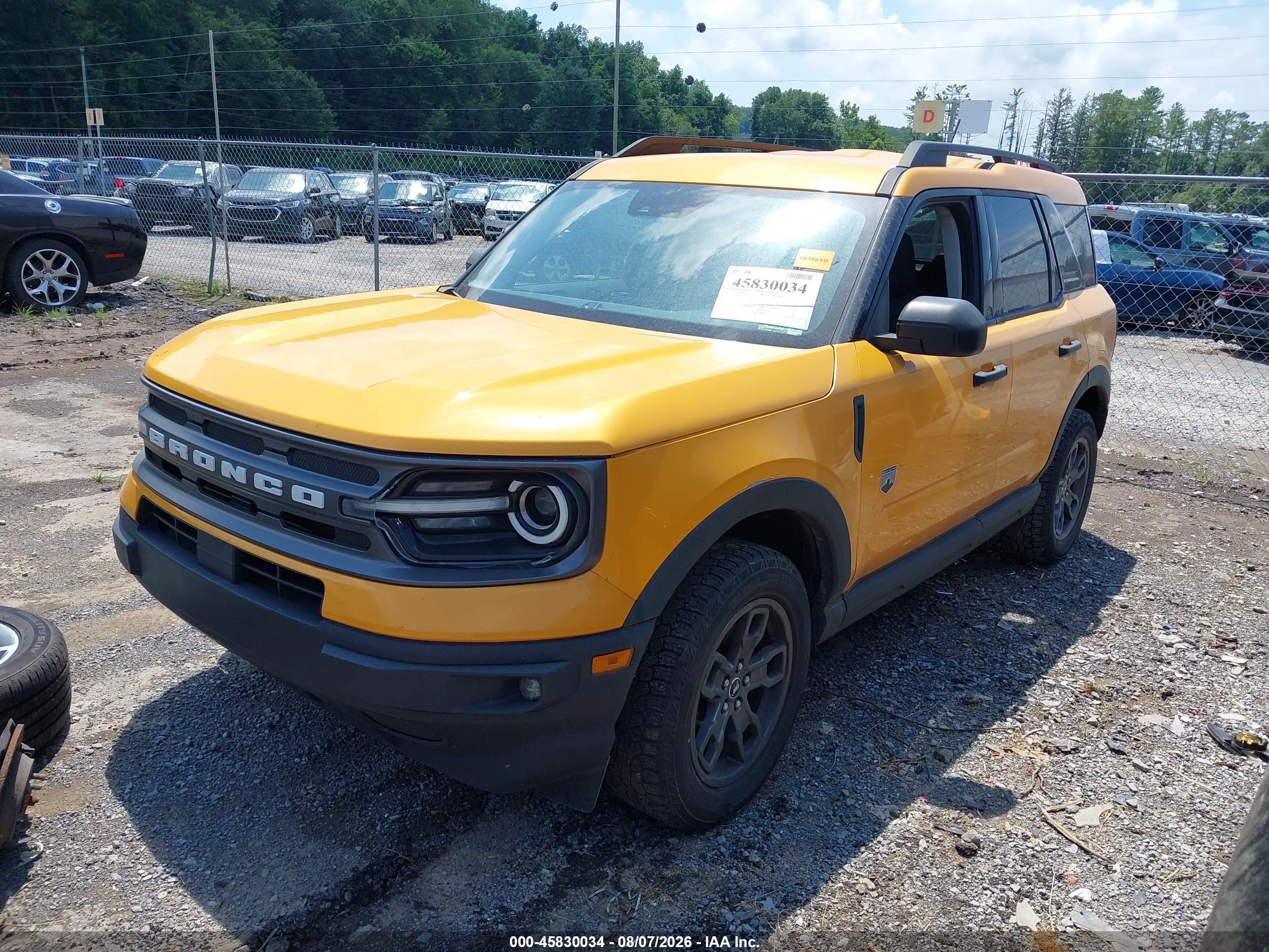 2022 FORD BRONCO SPORT BIG BEND — I2