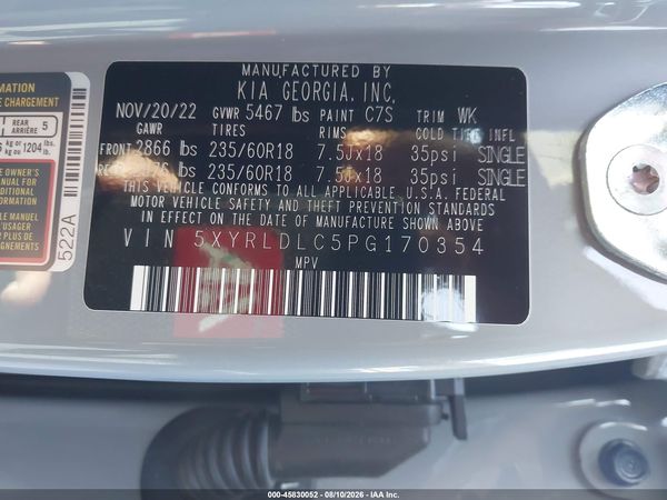 2023 KIA SORENTO X-LINE S