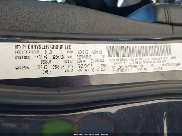 2013 DODGE DURANGO SXT
