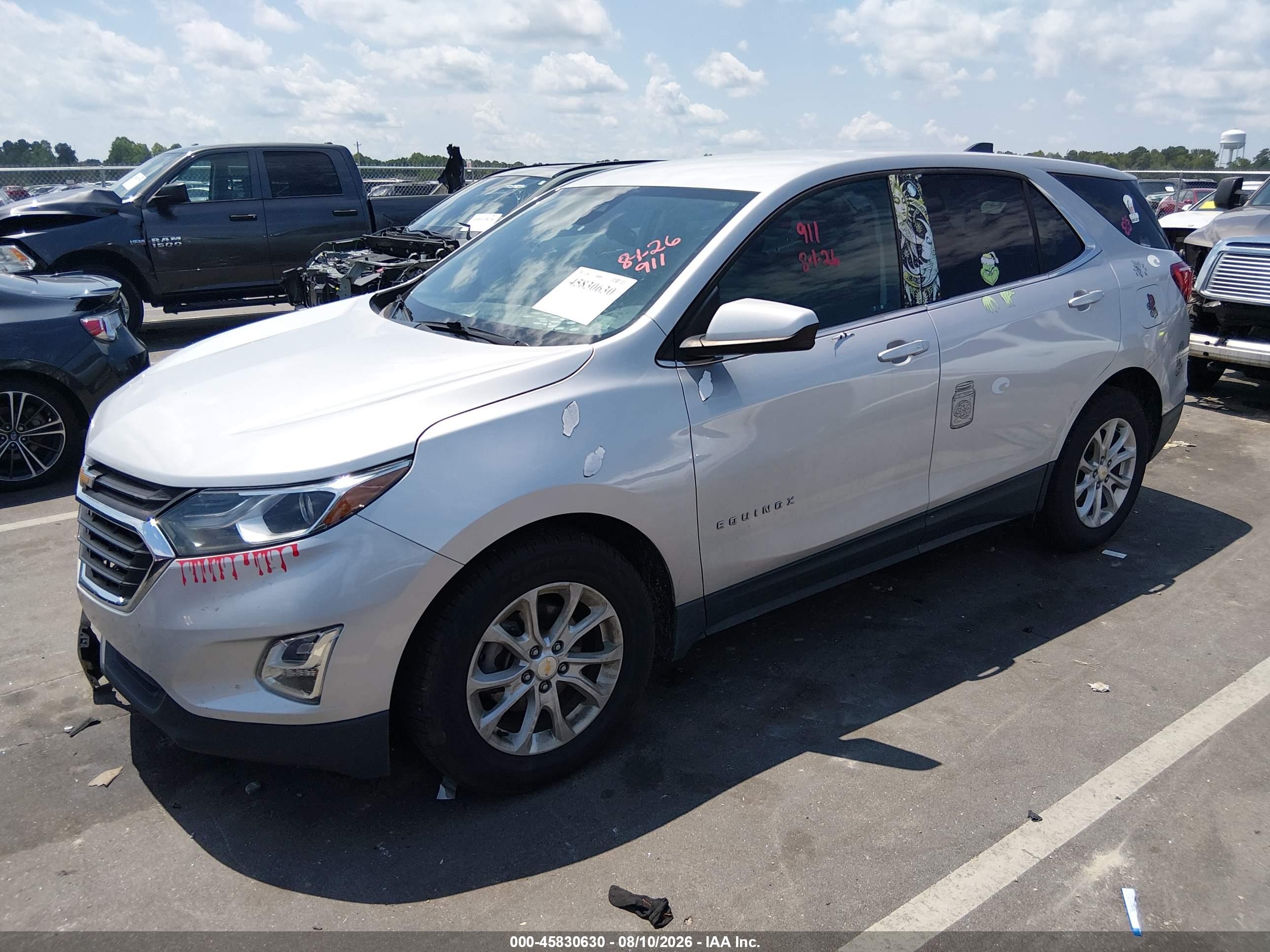 2020 CHEVROLET EQUINOX FWD LT 1.5L TURBO — I2