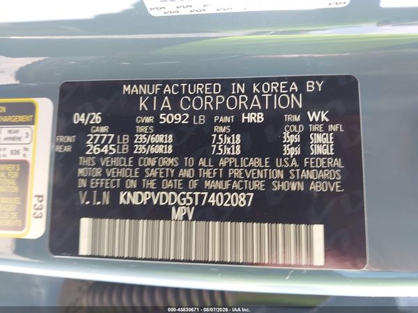 2026 KIA SPORTAGE HYBRID EX