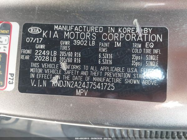 2018 KIA SOUL Base