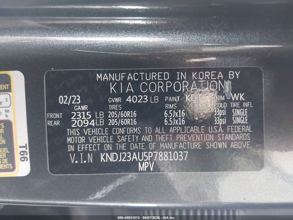 2023 KIA SOUL LX