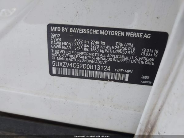 2013 BMW X5