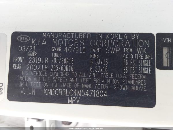 2021 KIA NIRO LX