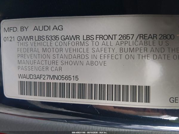 2021 AUDI A6