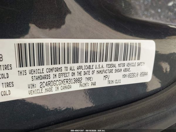 2014 DODGE GRAND CARAVAN SXT 30TH ANNIVERSARY
