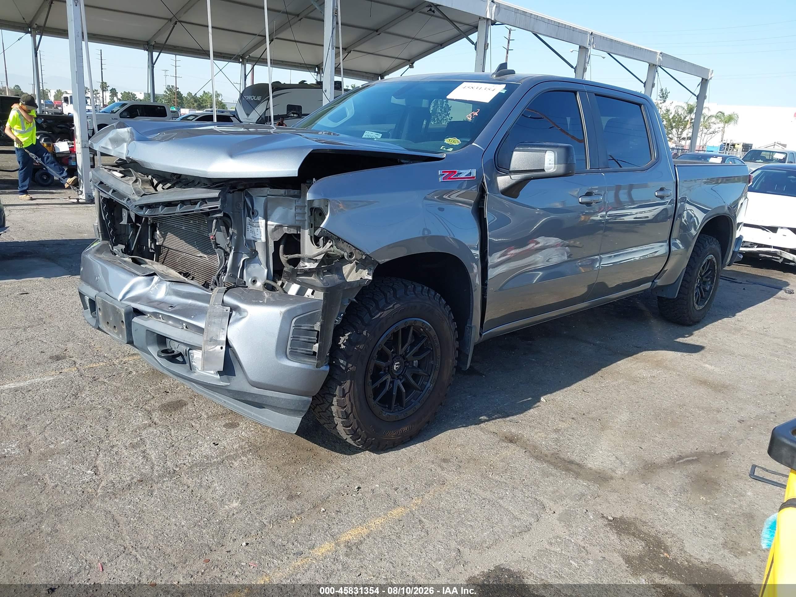 2021 CHEVROLET SILVERADO 1500 4WD  SHORT BED RST — I2