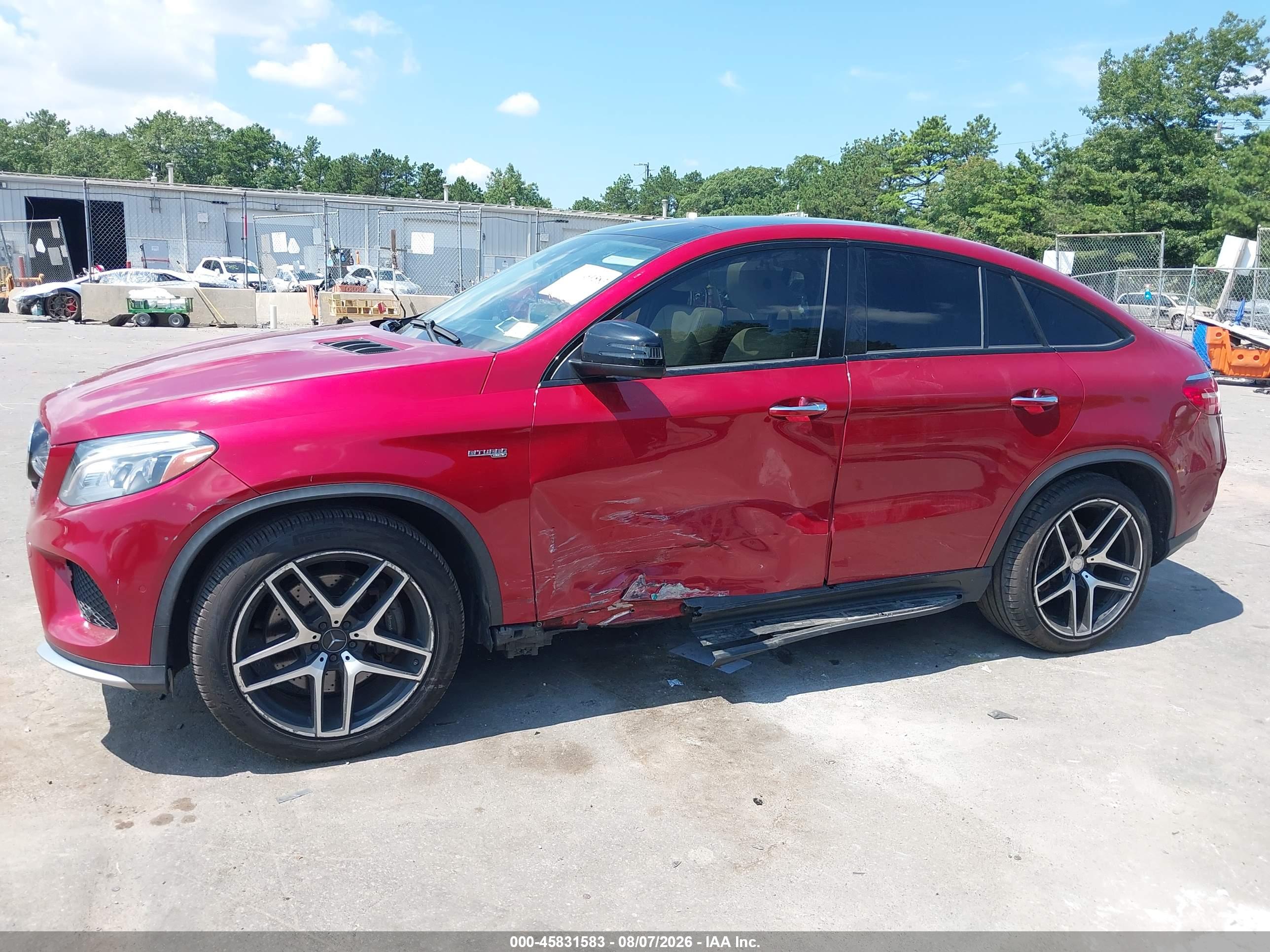 2017 MERCEDES-BENZ AMG GLE 43 COUPE 4MATIC
