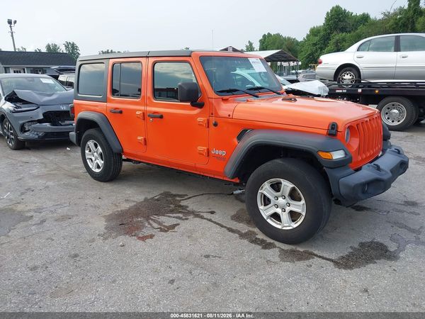 2019 JEEP WRANGLER UNLIMITED SPORT S 4X4