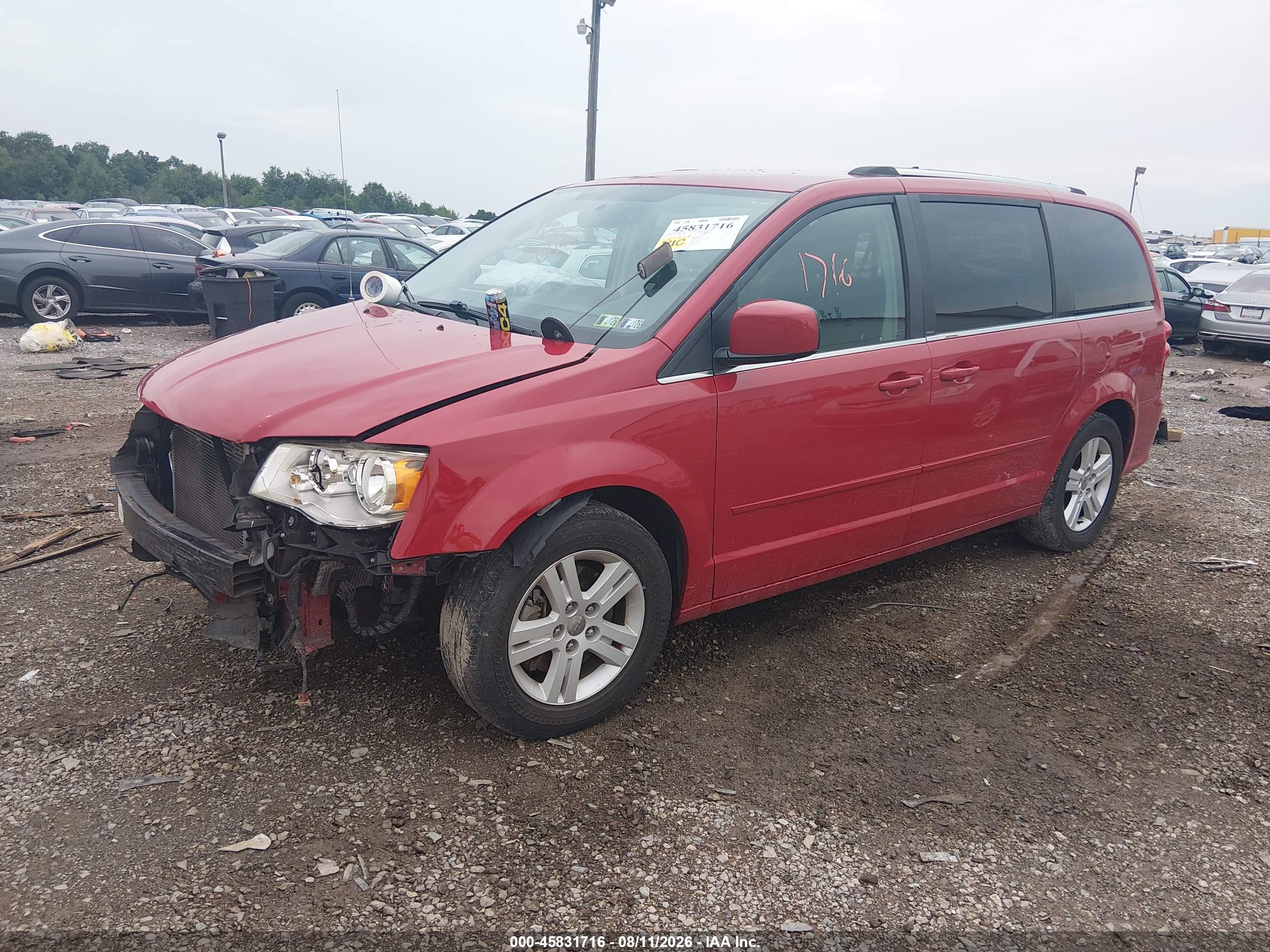 2012 DODGE GRAND CARAVAN CREW — I2