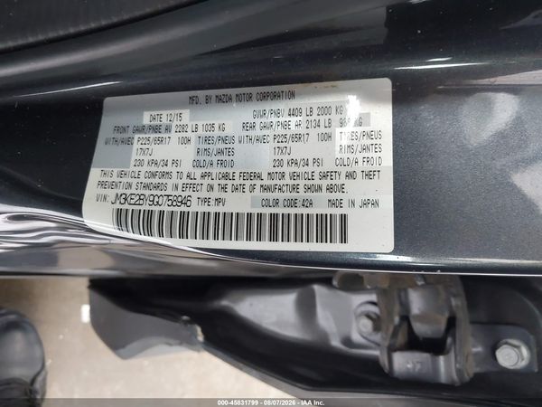 2016 MAZDA CX-5 SPORT
