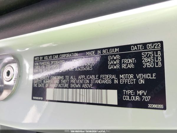 2023 VOLVO C40 RECHARGE PURE ELECTRIC TWIN PLUS